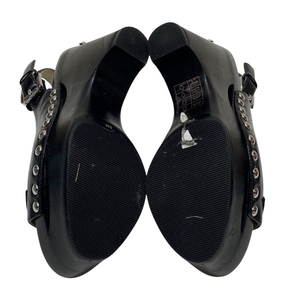 Michael Michael Kors Open Toe Platform Charm Sling Wedge Sandals - Picture 5 of 7